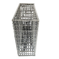 5x10cm Aperture Zinc Coated Iron Wire Mesh Welded Gabion Cage  for Garden Design